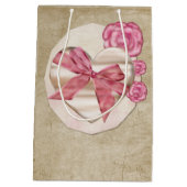 Kat Valentijn Victoriaans Mixed Media MEDIUM Cadeauzakje (Achterkant)