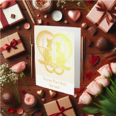 Kat Valentijns is mooi Folie Kaarten