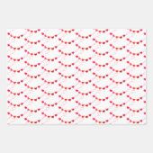 Kat Valentijns Rood, Roze en Wit Inpakpapier Vel (Voorkant 2)