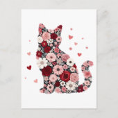 Kat Valentijnsdag Briefkaart (Voorkant)