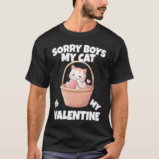 Kat Valentijnsdag Kattenbezitter 4 T-shirt (Voorkant)