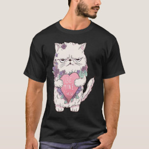 Kat Valentijnsdag Kinderen zijn van mij roze Kat T-shirt