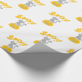 Kat van Boo met halloween pompoen - Kies voor de a Cadeaupapier (Hoek)