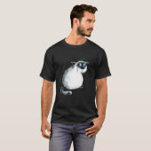 Kat van bruine siamese voor katten t-shirt (Voorkant volledig)