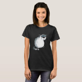 Kat van bruine siamese voor katten t-shirt (Voorkant volledig)