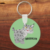 Kat van de cartoon sleutelhanger (Voorkant)