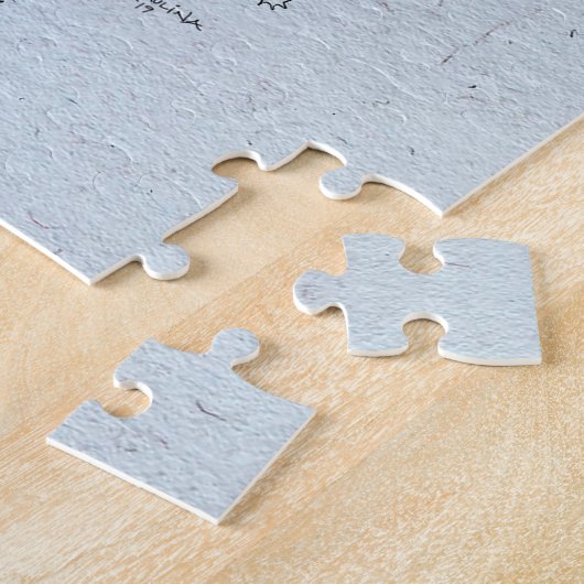 Kat van de constellatie legpuzzel (Zijkant)