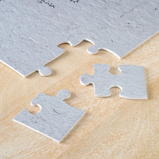 Kat van de constellatie legpuzzel (Zijkant)