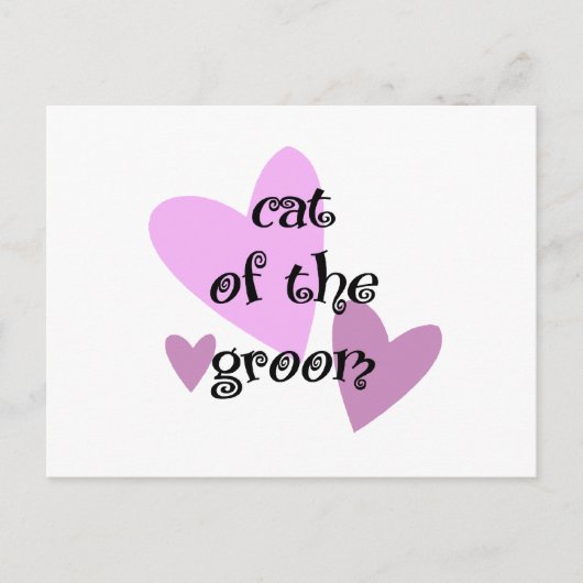 Kat van de Groom Briefkaart (Voorkant)