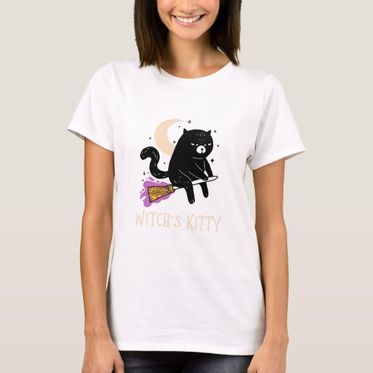 Kat van de heks t-shirt (Voorkant)