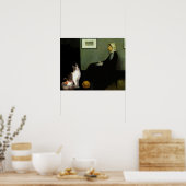 Kat van de moeder van Whistler Poster (Keuken)