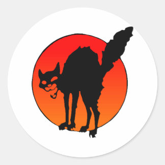 Kat van de Syndicalist Ronde Sticker