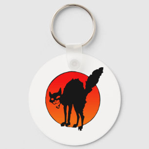 Kat van de Syndicalist Sleutelhanger
