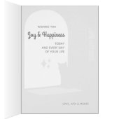 Kat van de verjaardag in een venster Casablanca CC (Binnen (Rechts))