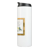 Kat van Halloween, in Jack O Lantern Thermosbeker (Geroteerd rechts)