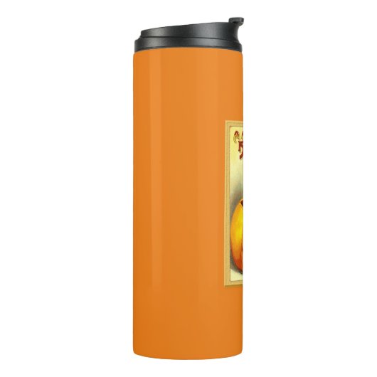 Kat van Halloween, in Jack O Lantern Thermosbeker (Gedraaid links)