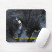 Kat van het aambeeld - Dibbs op de muis - Mousepad Muismat (Met muis)
