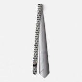 Kat van het kattenvoer op de prowl stropdas (Achterkant)