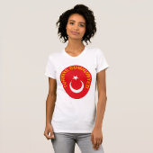 Kat van het T-shirt van Turkije (Voorkant volledig)