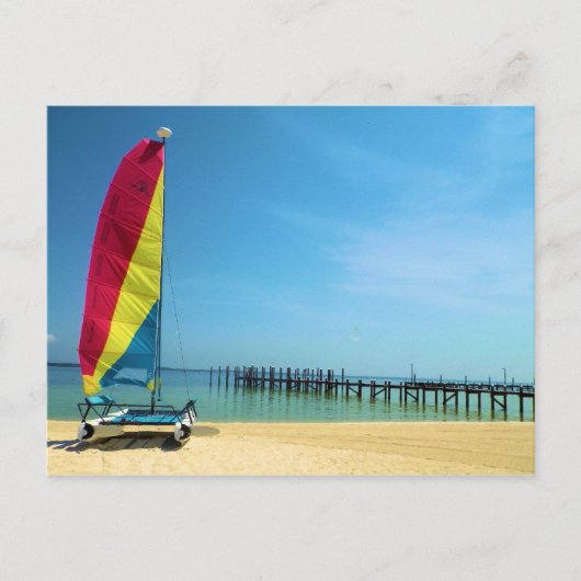 Kat van het Zee - Sailing Briefkaart (Voorkant)