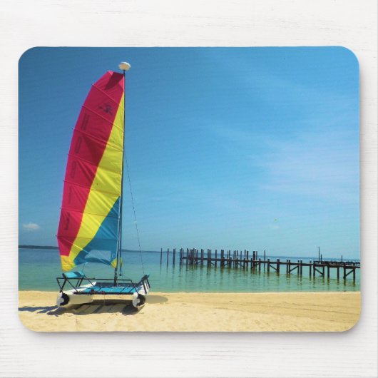 Kat van het Zee - Sailing Mousepad Muismat (Voorkant)