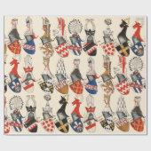 KAT VAN KARMEN VAN PARTECIPANTEN VOOR DE MIDDELGRO CADEAUPAPIER (Vlak)