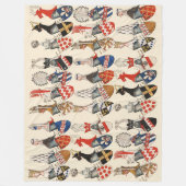 KAT VAN KARMEN VAN PARTECIPANTEN VOOR DE MIDDELGRO FLEECE DEKEN (Voorkant)