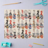 KAT VAN KARMEN VAN PARTECIPANTEN VOOR DE MIDDELGRO TISSUEPAPIER (Craft)