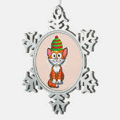 kat van kerst ornament (Rechts)