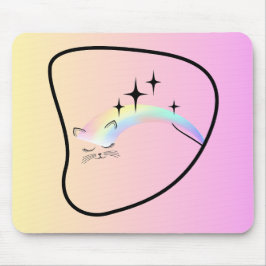 Kat van muismat voor tieners