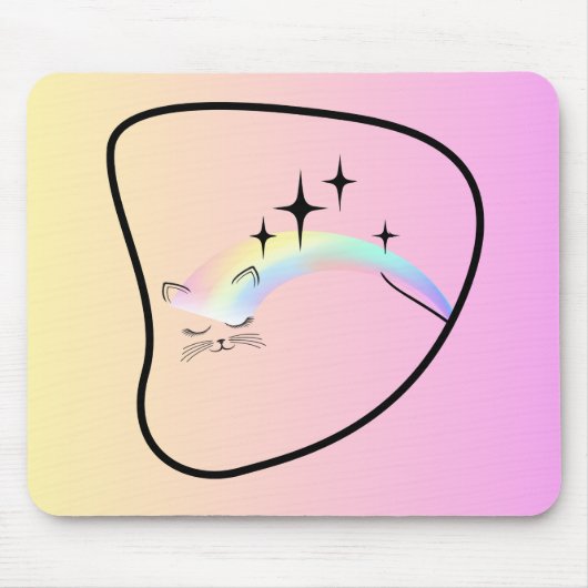 Kat van muismat voor tieners (Voorkant)