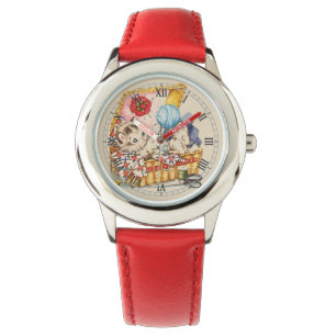 "Kat van naaigarens" Horloge
