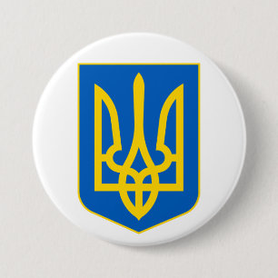 Kat van Oekraïne Г крр ButtonУ badge е Ronde Button 7,6 Cm