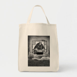 Kat van rechter tote bag