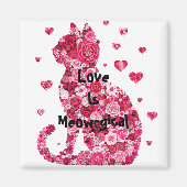 Kat van Rozen Magneet (Voorkant)