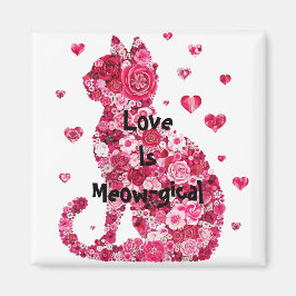 Kat van Rozen Magneet