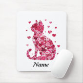 Kat van Rozen Muismat (Met muis)