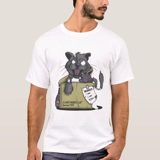 kat van Schrödinger T-shirt (Voorkant)