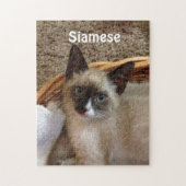 Kat van Siamese Legpuzzel (Verticaal)
