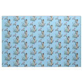 Kat van siamese met blauw vlinderdier stof (Fat Quarter)