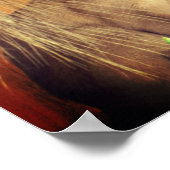 Kat van Siamese met bloemen Poster (Hoek)