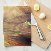 Kat van Siamese met bloemen Theedoek (Quarter Fold)