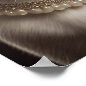 Kat van Siamese met kroon Poster (Hoek)