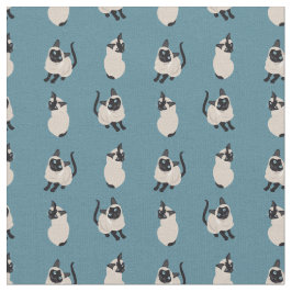 Kat van Siamese Stof