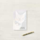 Kat van stropdas post-it® notes (Op bureau)