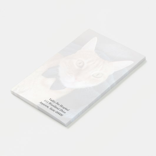 Kat van stropdas post-it® notes (Schuin)