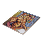 Kat van vader (papa), Louis Wain Tegeltje (Zijkant)