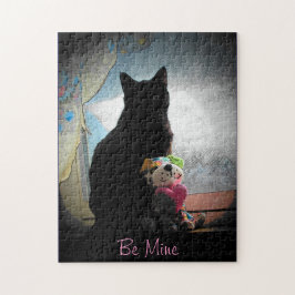  Kat van Valenpuzzle en Push Legpuzzel