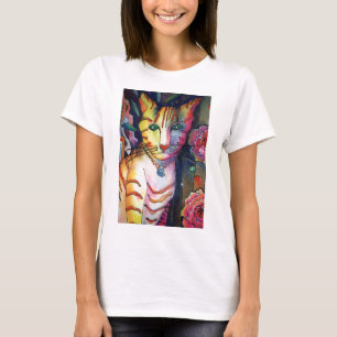 Kat van vele kleuren t-shirt