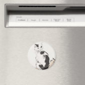 Kat (van Xu Beihong) Magneet (Insitu (Vaatwasser))